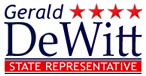 Vote Gerald DeWitt Logo
